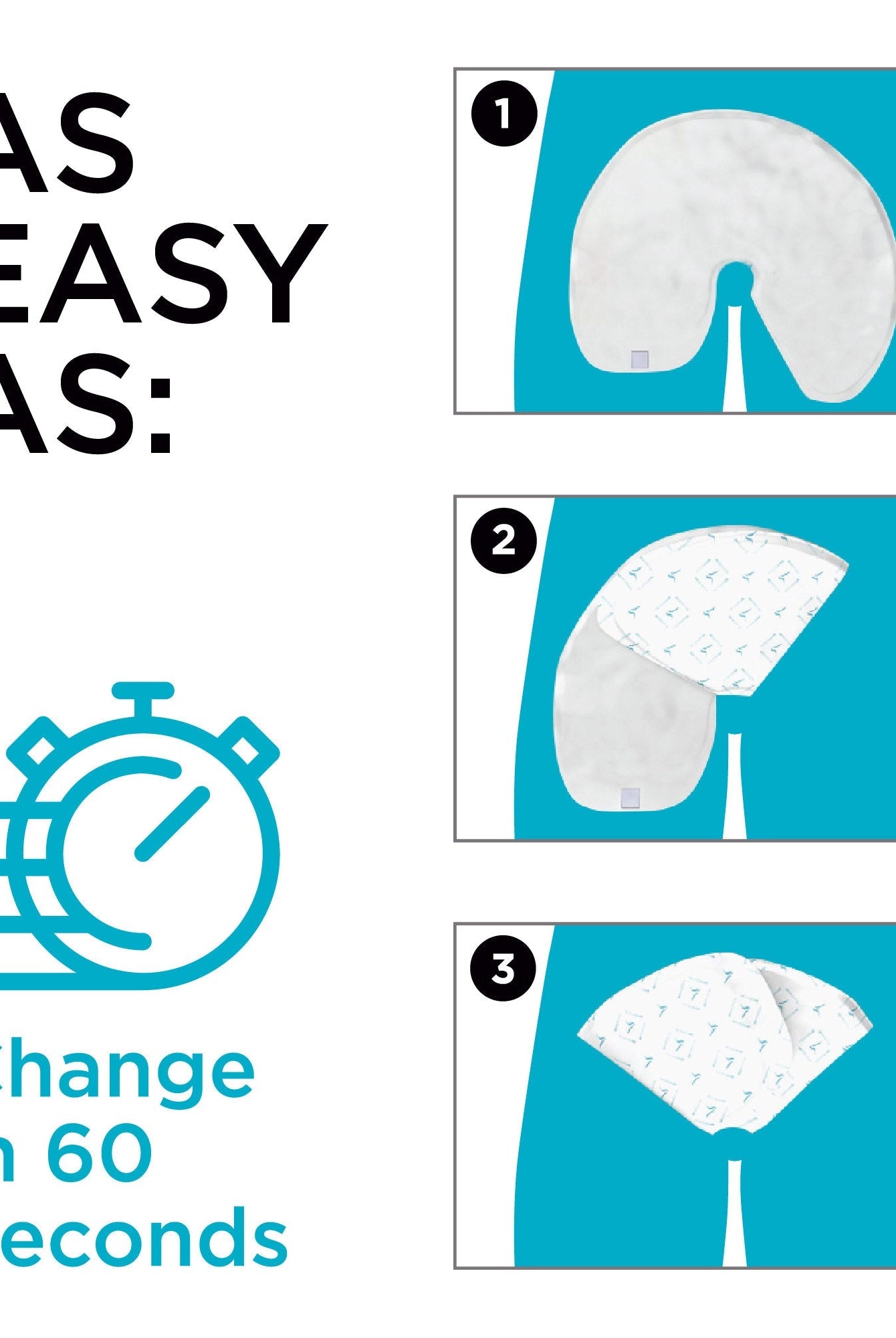 QuickChange Men's Incontinence Wrap | Maximum Absorbency | One-Size | 100 Count - QuickChange Men's Incontinence Wrap Australia