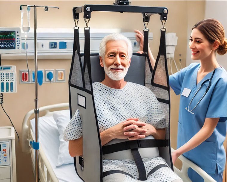 Buyer's Guide to Standing Patient Lifts / Hoyer Lifts – USA - QuickChange Men's Incontinence Wrap Australia
