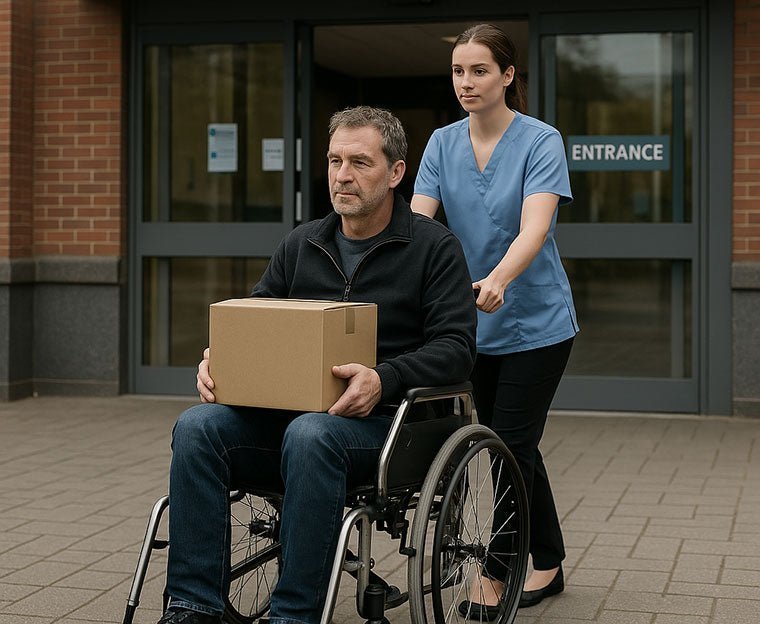 Case Managers & Arranging Incontinence Products When Leaving Hospitals in the UK - QuickChange Men's Incontinence Wrap Australia